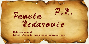 Pamela Medarović vizit kartica